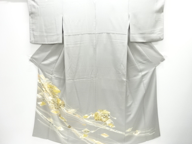 JAPANESE KIMONO / IRO-TOMESODE / EMBROIDERY / BOX